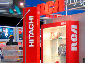 RCA: Stand para Shopping Paseo Alcorta para exhibición de producto. 